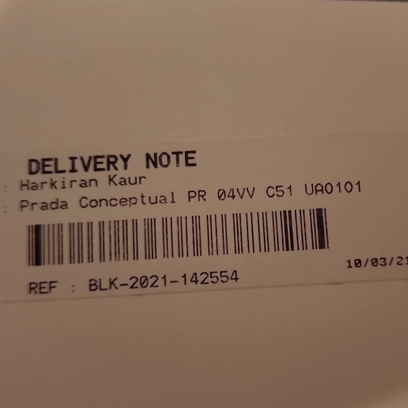 Prada Catwalk 04vv eyeglasses (new with delivery tag) - Picture 3 of 3